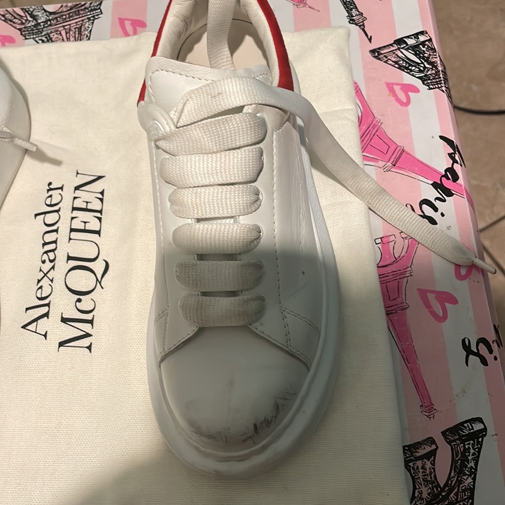 Red Alexander McQueen Kids Sneakers - Picture 10 of 15